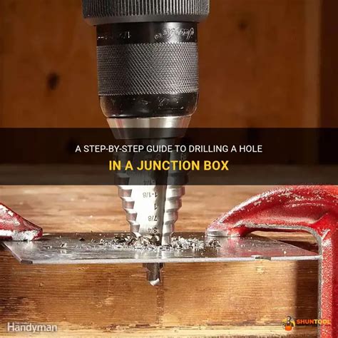 junction box hole size|drilling hole in junction box.